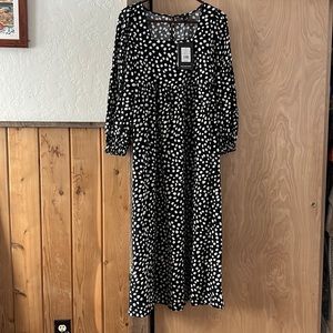 NWT Who What Wear Peasant dress